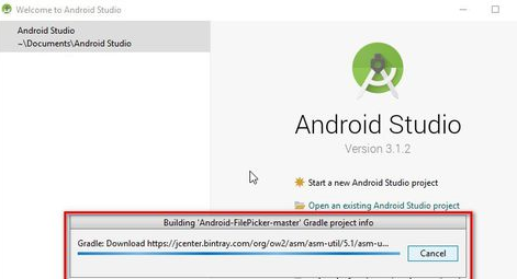 Android Studio导入工程的操作方法截图