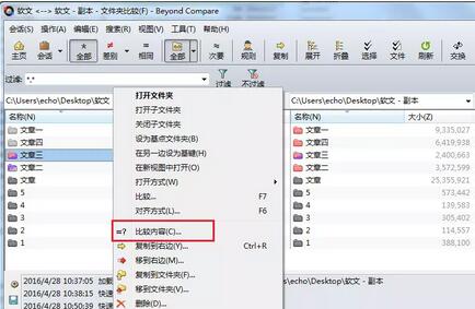 Beyond Compare快速比较文件夹分支文件的基础方法截图