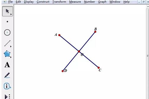 几何画板作相交直线绕交点旋转的操作方法截图