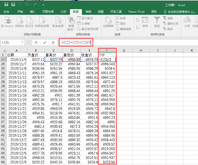 Excel绘制股票的CCI指标的详细方法截图