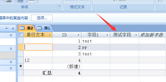 access隐藏列的操作步骤截图