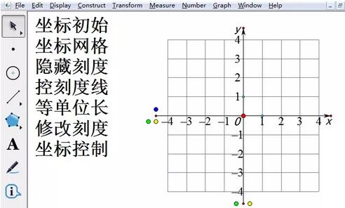 几何画板绘制网格坐标图的操作方法截图