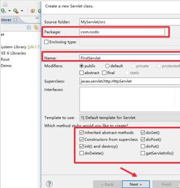 MyEclipse新建Servlet的详细方法截图