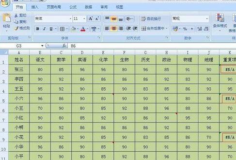 Excel表格去掉显示错误符号的操作步骤截图