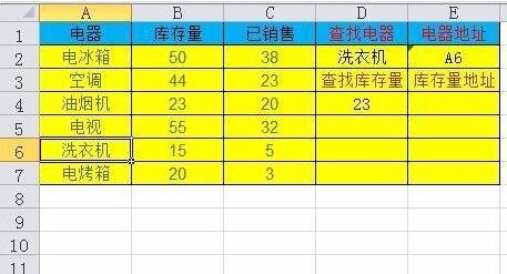 Excel中查找内容在表格中的地址的操作方法截图