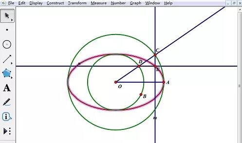 几何画板制作椭圆曲线的操作教程截图