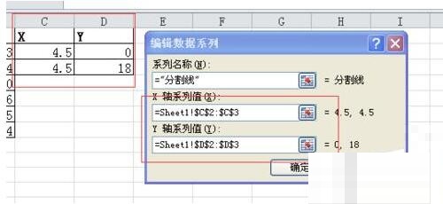 Excel数据图表里添加分割线的操作方法截图