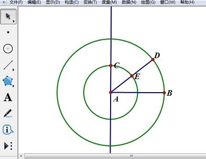 几何画板制作椭圆工具的操作方法截图