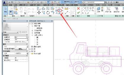 Revit绘制的构件进行整体缩放的操作方法截图