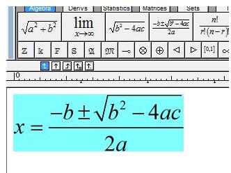 MathType常用公式的添加流程截图