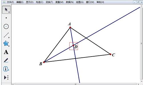 几何画板绘制三角形内切圆的详细操作步骤截图