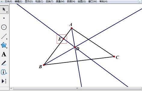 几何画板绘制三角形内切圆的详细操作步骤截图