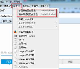 火狐浏览器清理历史记录缓存cookie的操作教程截图