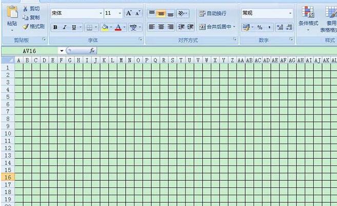 Excel表格制作成2cm小方格效果的详细方法截图