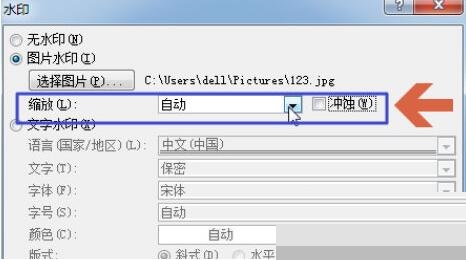 word2010设置背景图片的简单教程截图