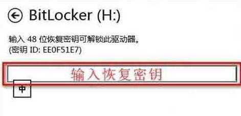 WIN8系统bitlocker密码忘记的处理方法截图