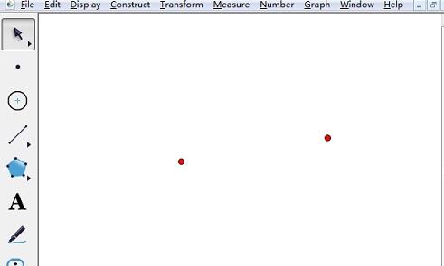 几何画板度量两点坐标距离的操作方法截图