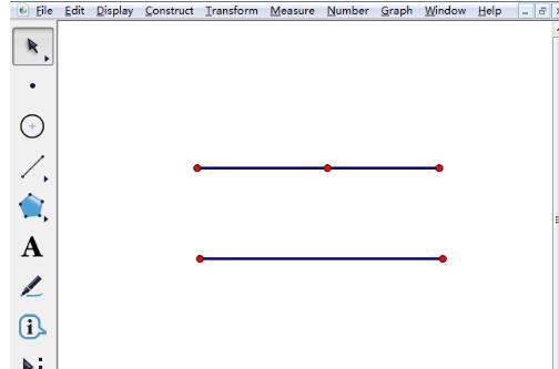 几何画板制作平行线的操作步骤截图