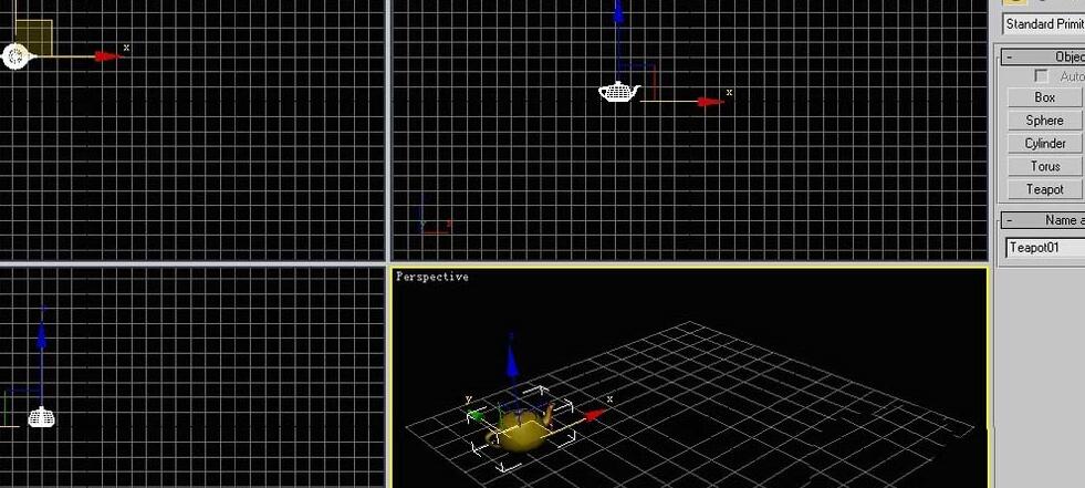 3Ds MAX茶壶阵列成矩阵样式的操作方法截图