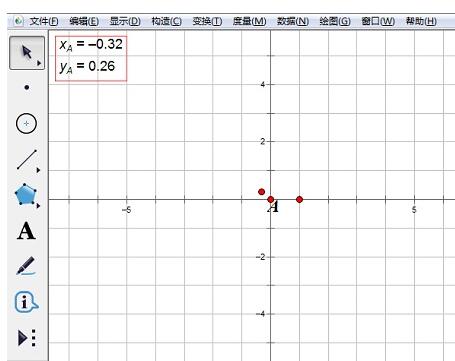 几何画板给点添加坐标的简单教程截图