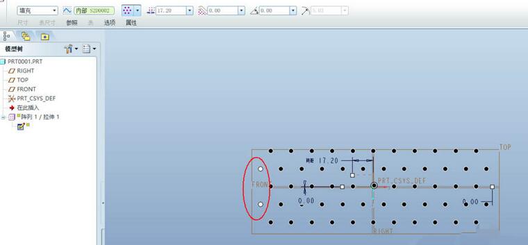 Proe建模六边形镂空物体的详细教程截图