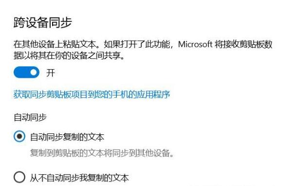 WIN10怎样使用云剪贴板功能 WIN10云剪贴板功能使用操作内容截图