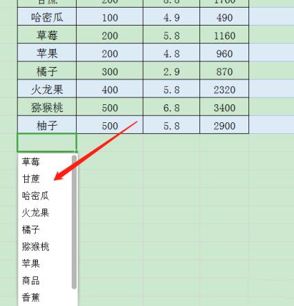 wps表格如何用Alt键插入下拉列表?wps表格用Alt键插入下拉列表的步骤教程截图