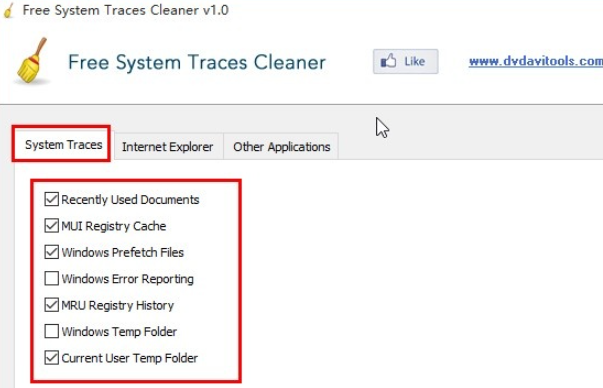 Free System Traces Cleaner怎么删除系统痕迹 Free System Traces Cleaner清理系统教程截图