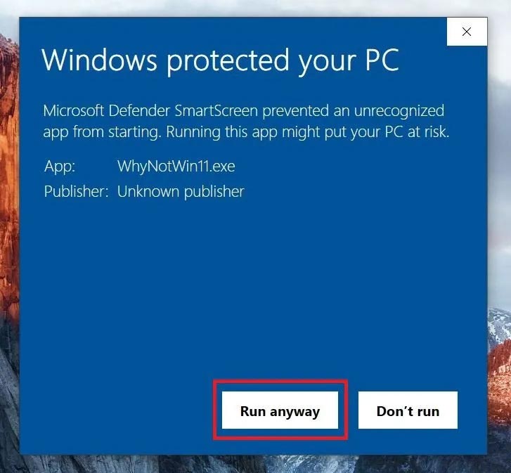 win11安装失败错误提示:此电脑无法运行Windows 11这么办?截图