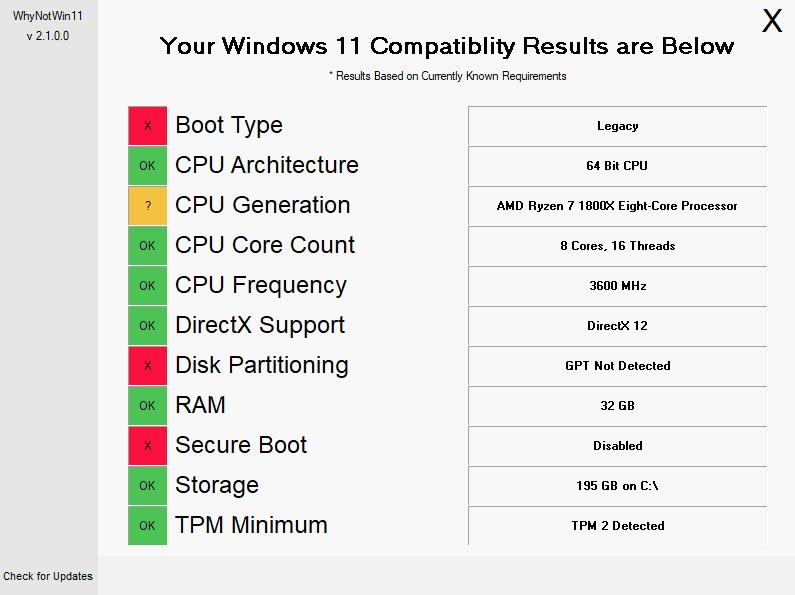 win11安装失败错误提示:此电脑无法运行Windows 11这么办?截图