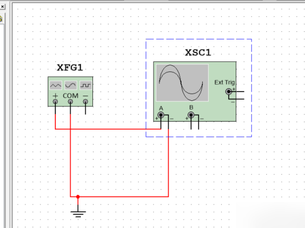 multisim10.0如何分析示波器波形?multisim示波器显示波形怎么看幅值截图