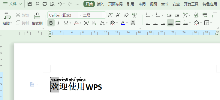 wps教育版怎样给文字注音?wps教育版给文字注音的方法步骤截图