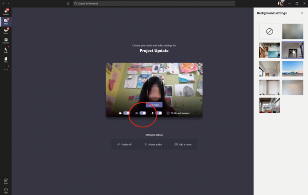 microsoft teams如何换背景 microsoft teams换背景方法截图