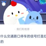 为什么交通路口停车的信号灯是红色的。