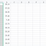 小编分享excel怎么选中一列到底端