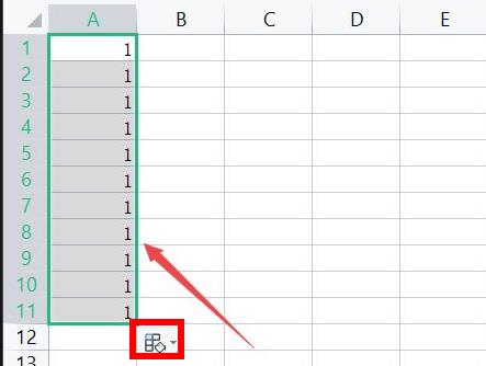 excel数字下拉不变怎么设置？excel数字下拉不变设置方法截图