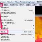 小编分享lightroom怎么导出照片。