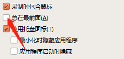 oCam(屏幕录像软件)怎么开启置于顶层?oCam(屏幕录像软件)开启置于顶层教程截图