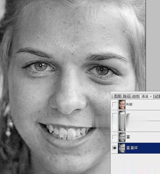 photoshop怎样通道磨皮(9)