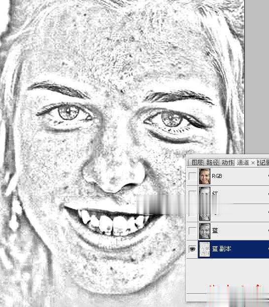photoshop怎样通道磨皮(16)