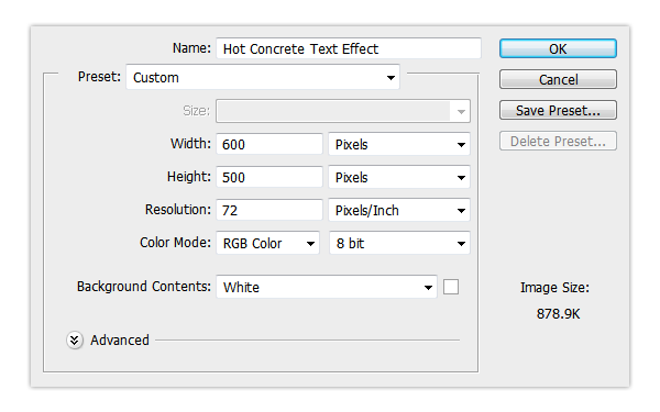 教你ps制作赤焰岩石字效。