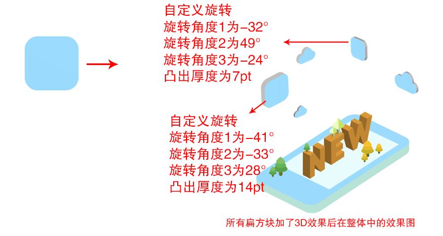 AI怎么制作2.5D小插画教程(10)