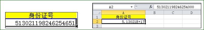 分享excel身份证号码显示不全怎么办。