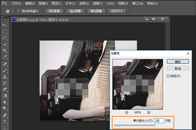 PS马赛克怎么打?Photoshop打马赛克方法(5)