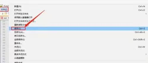 代码编辑器(Notepad++)怎么保存文件?代码编辑器(Notepad++)保存文件方法截图