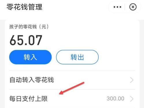 小天才电话手表怎样设置每日支付上限？小天才电话手表修改支付金额步骤分享截图