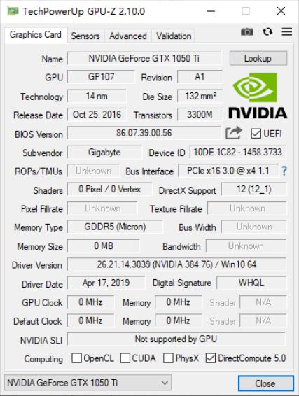 Gpu-z参数怎么看