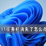 我来教你Win11任务栏消失了怎么办（win11任务栏消失了怎么恢复）