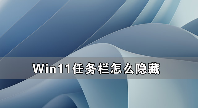 Win11任务栏怎么隐藏 Win11隐藏任务栏的方法介绍