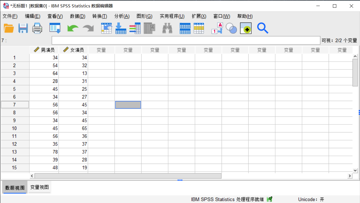 我来分享SPSS中怎么进行统计分析